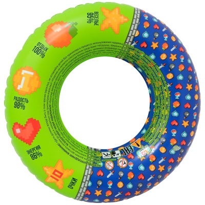 Круг надувной для плавания Пиксели Play Market 94122